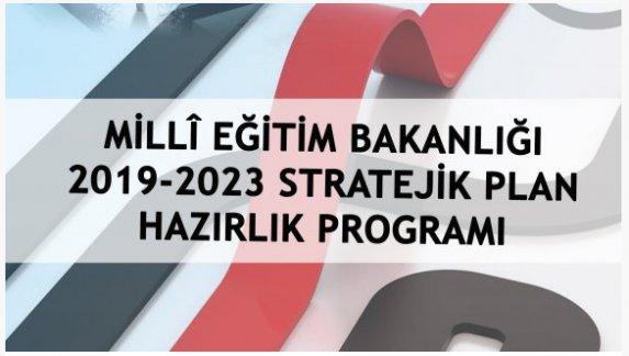 2019-2023 Stratejik Planı Genelgesi Yayınlanmıştır.